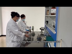 Restfreie Bruchflüssigkeit hat wenig Schäden am Kern