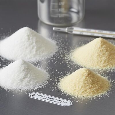 Weiße oder gelbliche Partikel Pulver Fracking Flüssigkeit Chemikalien Wirksam bei Temperaturen von 40°F bis 300°F hoher Blitzpunkt